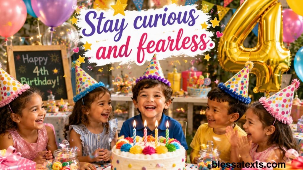 Happy 4th Birthday Wishes