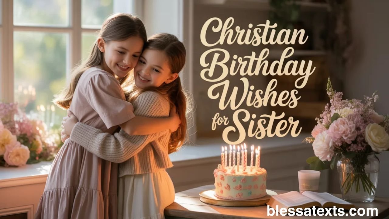 Christian Birthday Wishes for Sister