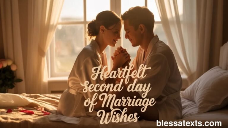 Heartfelt Second Day of Marriage Wishes