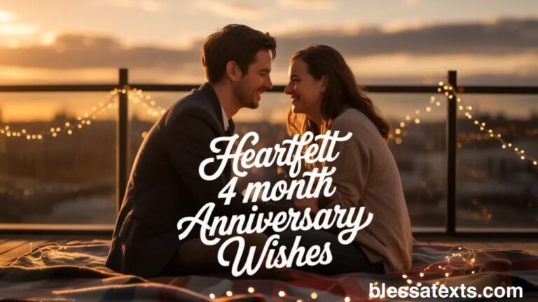 Heartfelt 4 Month Anniversary Wishes