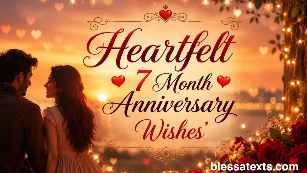 Heartfelt 7 Month Anniversary Wishes