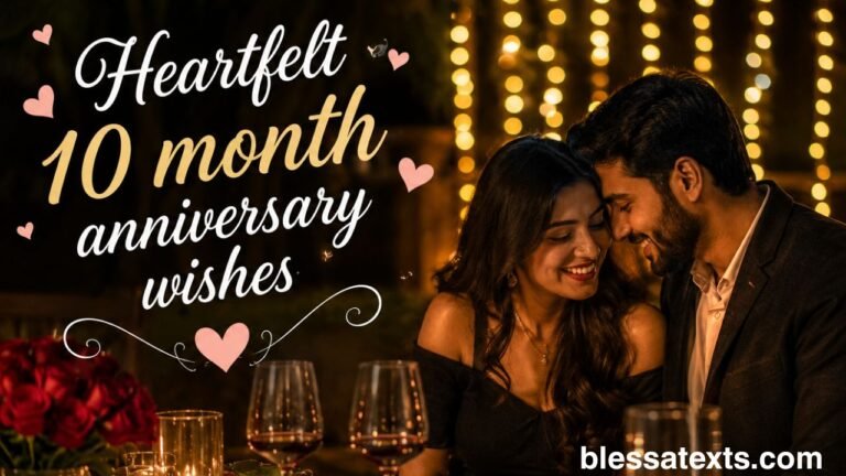 Heartfelt 10 Month Anniversary Wishes