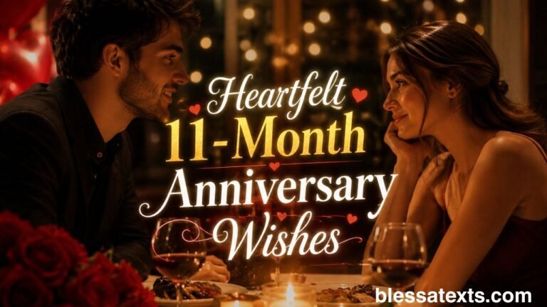 Heartfelt 11-Month Anniversary Wishes