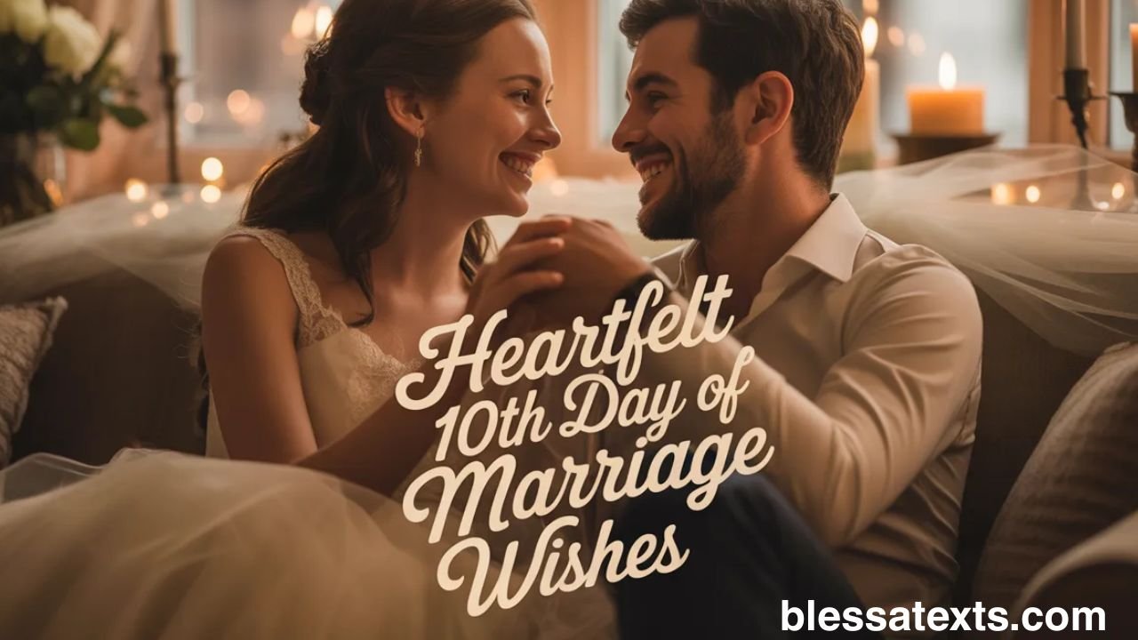 Heartfelt 10th Day Marriage Wishes