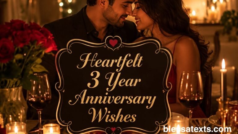 Heartfelt 3rd Anniversary Wishes