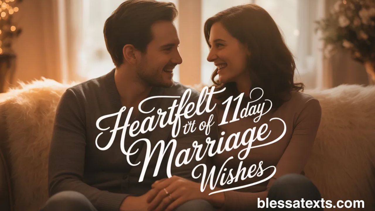 Heartfelt 11th Day of Marriage Wishes