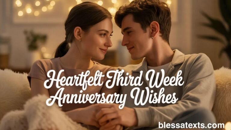 Heartfelt Third Week Anniversary Wishes