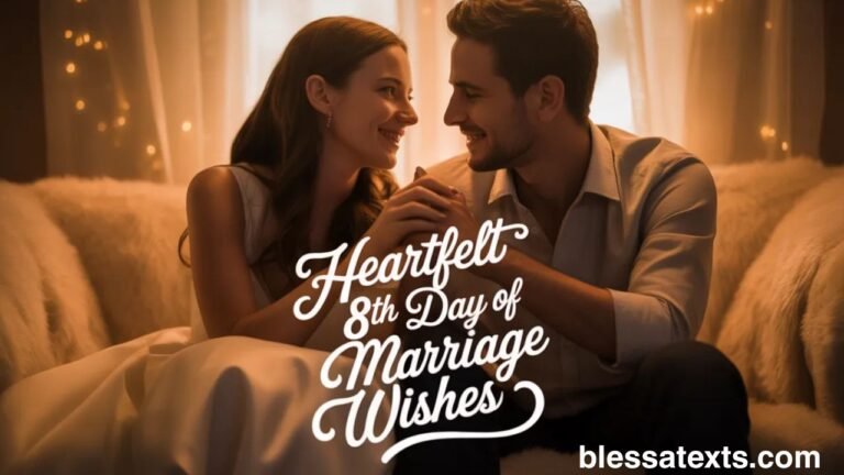 Heartfelt 8th day of marriage wishes