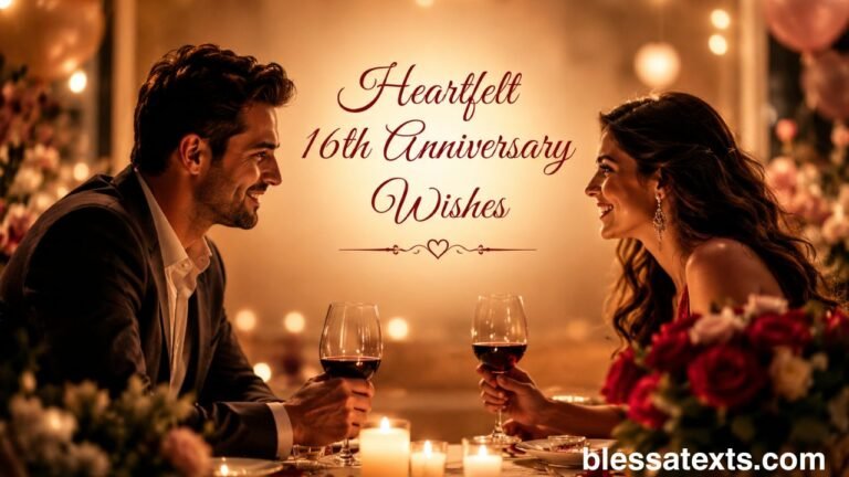 Heartfelt 16th Anniversary Wishes