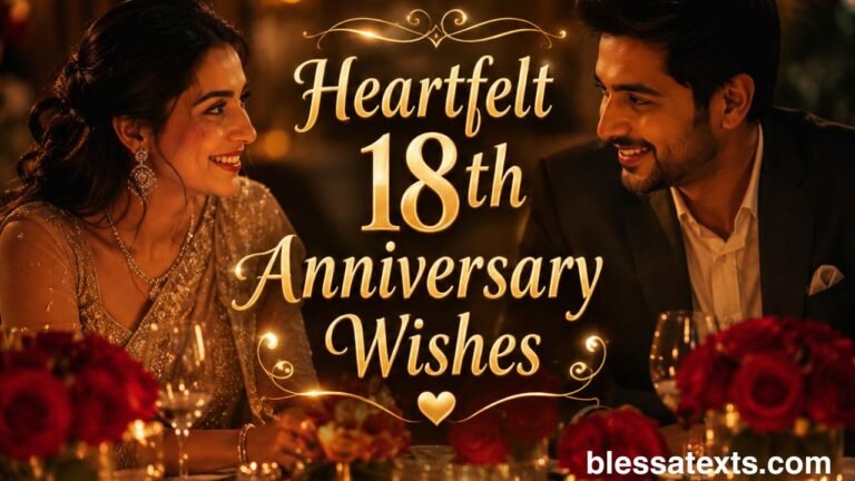 Heartfelt 18th Anniversary Wishes
