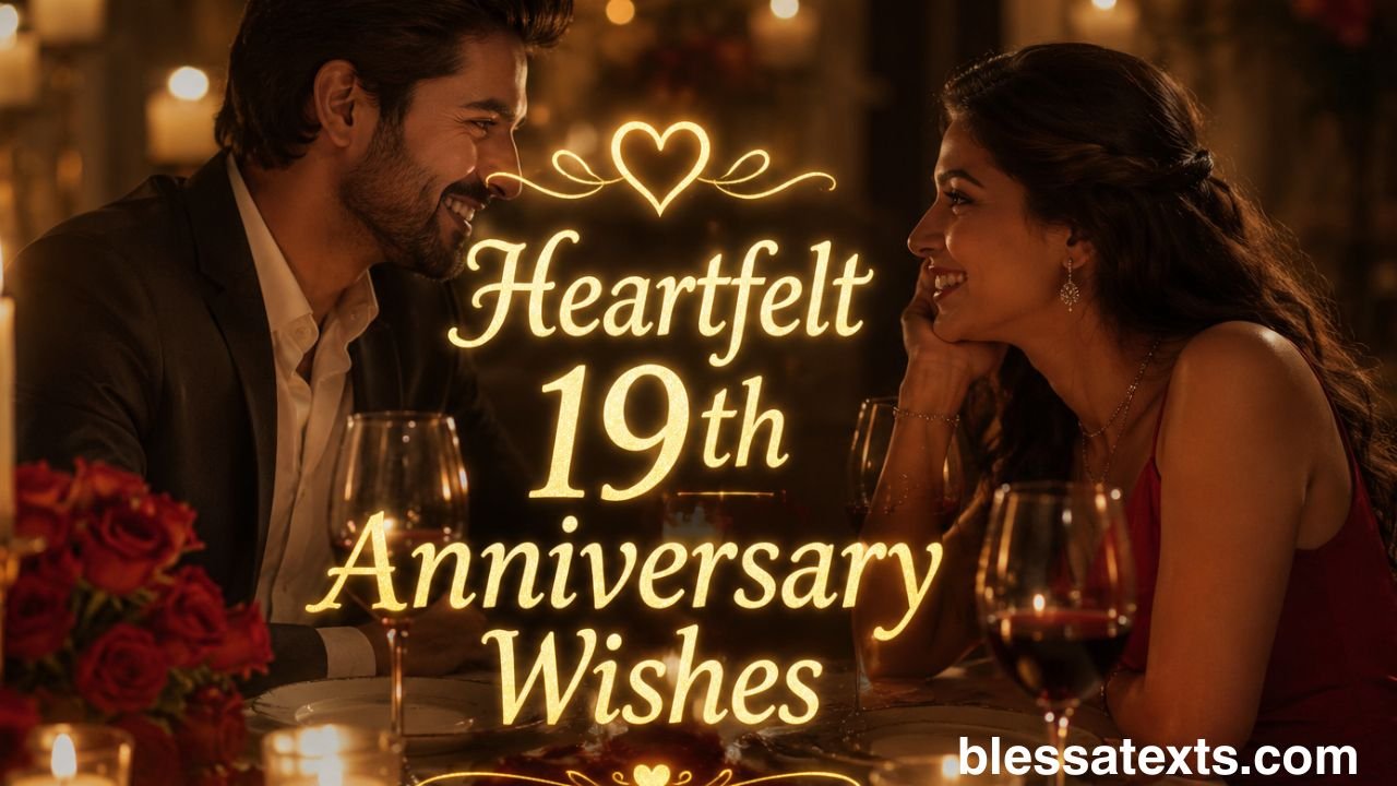 Heartfelt 19th Anniversary Wishes