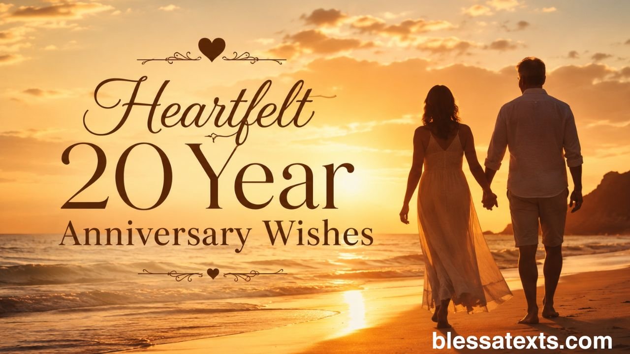 Heartfelt 20th Anniversary Wishes