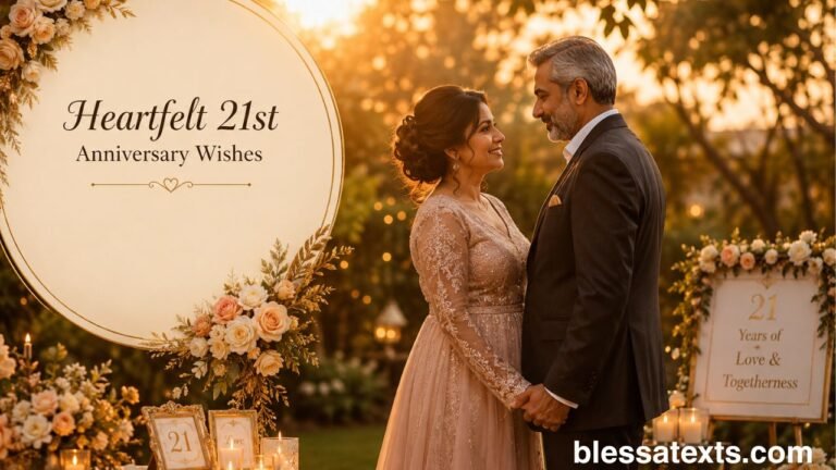 Heartfelt 21st Anniversary Wishes