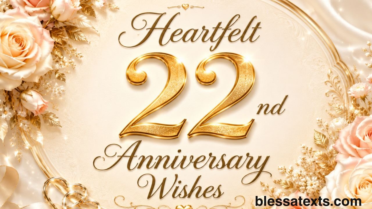 Heartfelt 22nd Anniversary Wishes