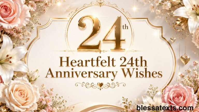 Heartfelt 24th Anniversary Wishes