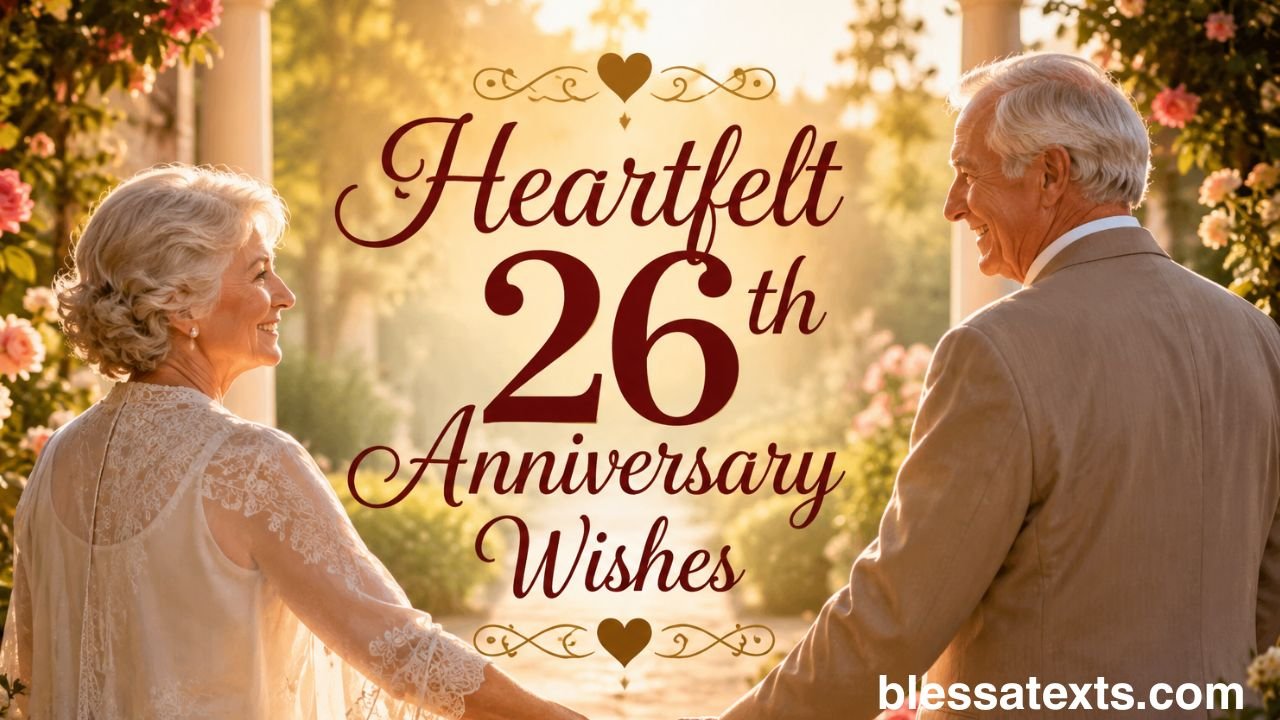 Heartfelt 26th Anniversary Wishes