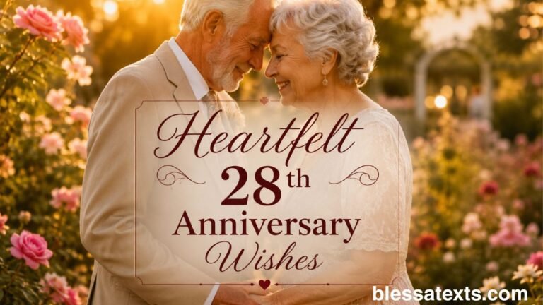 Heartfelt 28th Anniversary Wishes