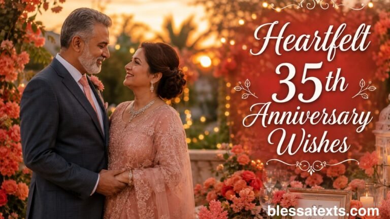 Heartfelt 35th Anniversary Wishes