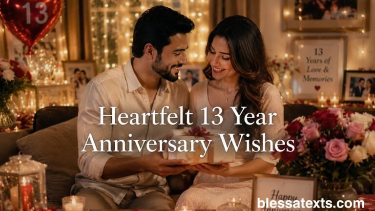 Heartfelt 13th Anniversary Wishes