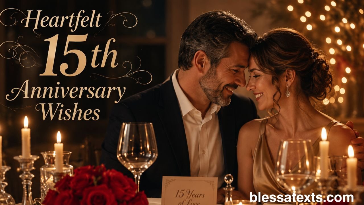 heartfelt 15th anniversary wishes