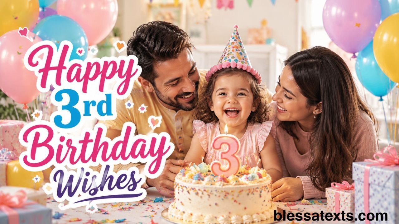 Happy 3rd Birthday Wishes