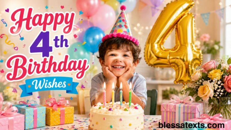 Happy 4th Birthday Wishes