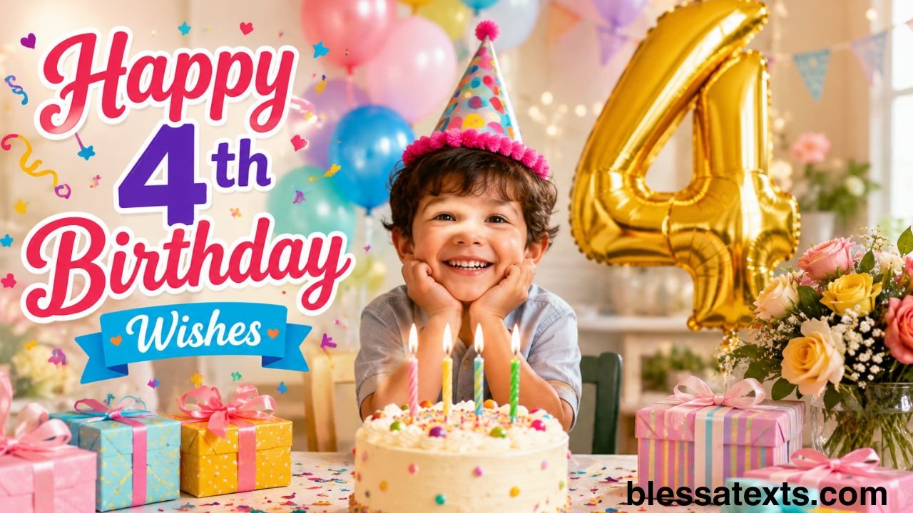 Happy 4th Birthday Wishes