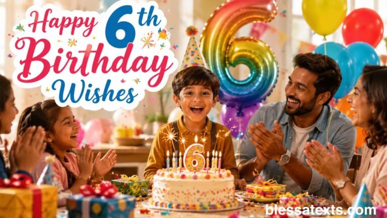 Happy 6th Birthday Wishes