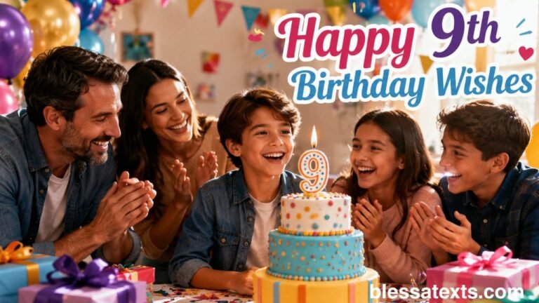 Happy 9th Birthday Wishes