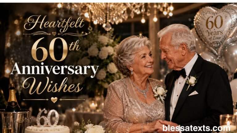 Heartfelt 60th Wedding Anniversary