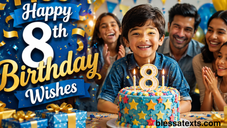 Happy 8th Birthday Wishes